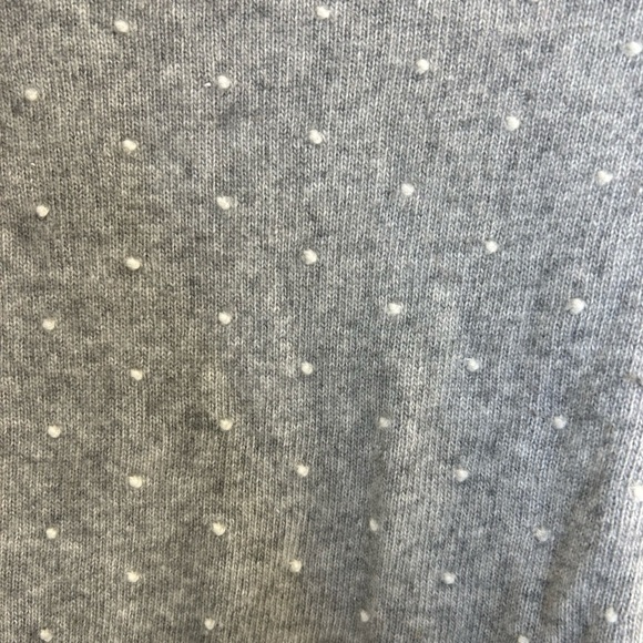Benedetta B Gray Merino Wool Cashmere Blend Long Sleeve Pullover Sweater M - Picture 5 of 8
